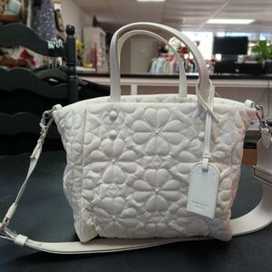 Kate Spade White Quilted Women's Bag